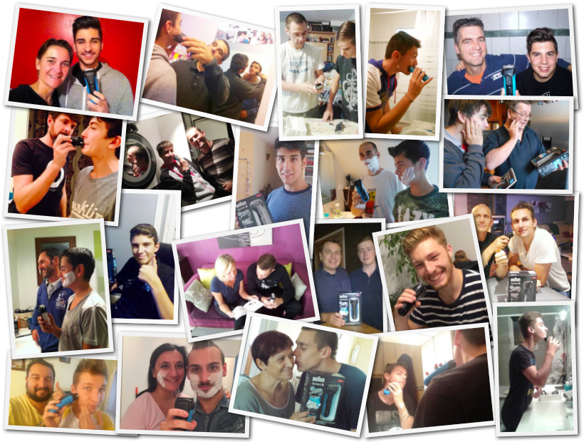 Photos des participants du projet Braun Series 3 