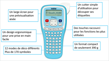 L'Étiqueteuse P-touch H100LB nous présente toutes ses fonctionnalités !
