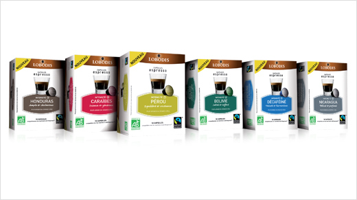 La gamme des capsules espresso Lobodis se compose de six différentes variétés : 5 pures origines (Honduras, Caraïbes, Pérou, Bolivie, Nicaragua) et un Décaféiné (sans solvant).