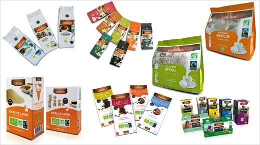 Lobodis est la seule marque à proposer une gamme 100% labellisée Fairtrade-Max Havelaar. Sa gamme se compose de 7 variétés de thés, de chocolats pure origine, de sucre blond et de cafés en grains, moulus ou en dosettes souples.