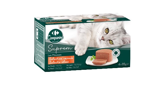 Mousse selection carnée Carrefour Companino Suprem