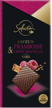 Chocolat framboise dentelle