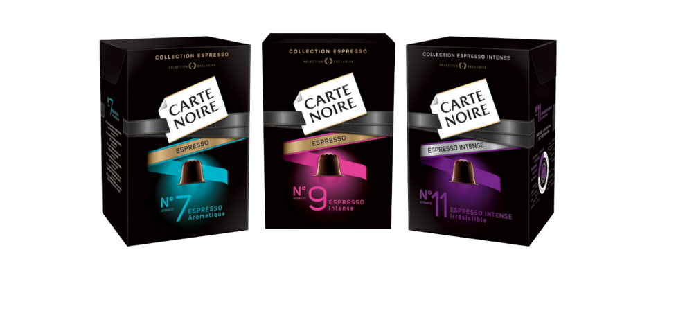les capsules espresso CARTE NOIRE
