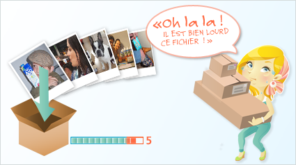 Pour pouvoir envoyer nos photos il faut penser à les réduire à moins de 2MB et joindre à un rapport un maximum de 5MB, sinon des erreurs peuvent se produire lors de l'envoi.