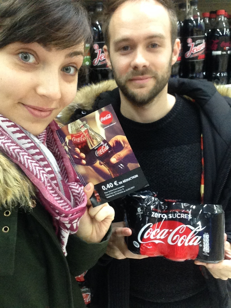 Achat grâce au bon de réduction