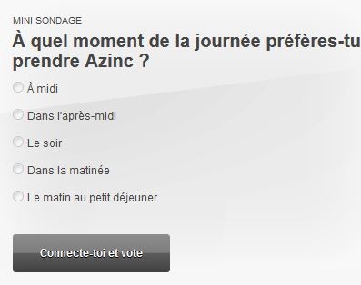 Quel moment vous semble le plus opportun pour prendre Azinc Forme et Vitalité Famille ?    {BlogConte