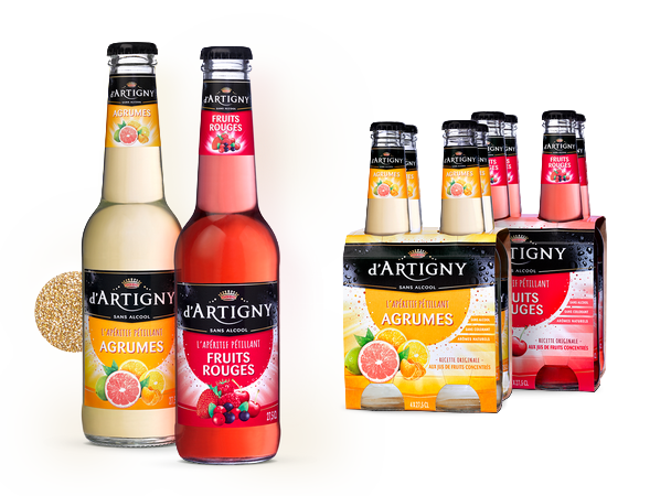 Apéritifs Pétillants sans alcool d'Artigny