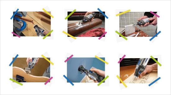 Doté d’un système innovant EZ Change, le changement d’accessoire s'effectue sans clé, en 3 gestes simples.