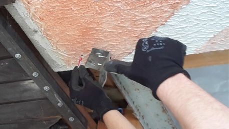 trnder may1707 en pleine utilisation de fischer DUOPOWER sur du béton 