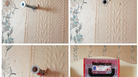 trnder tigrouo2 sur son mur pour fixer une étagère