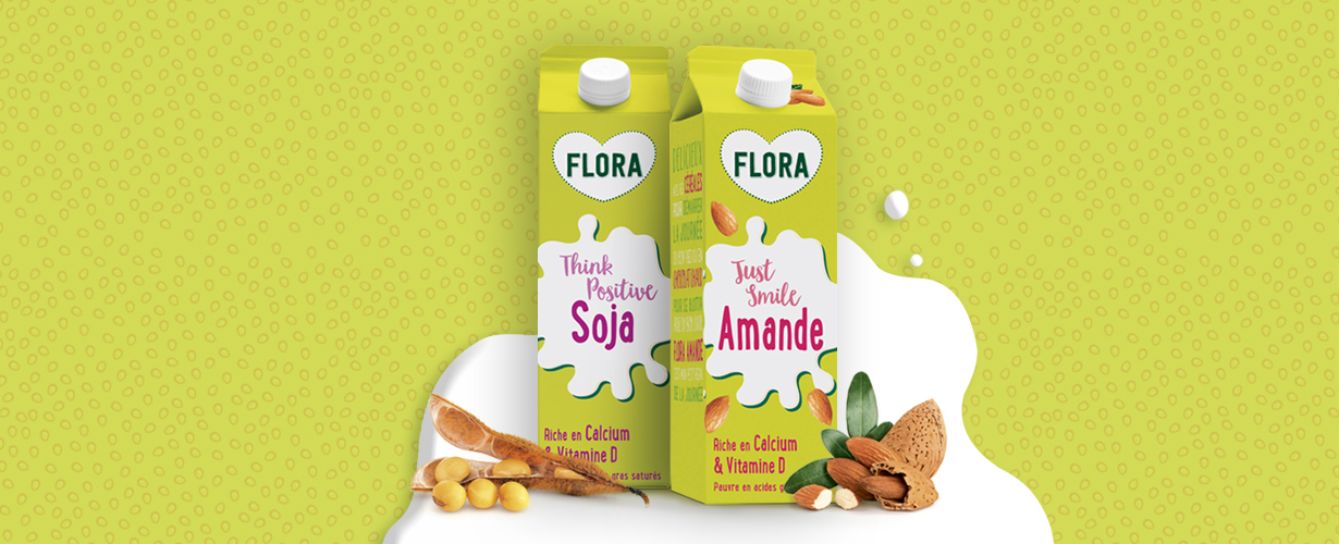 L’équipe Flora va faire découvrir en avant première à 3 000 trnders les premières boissons végétales Soja et Amande au rayon frais.