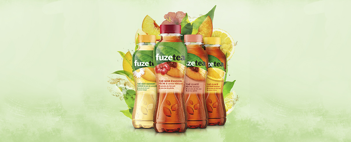 Fuze Tea, c’est un thé glacé au goût intense et faible en calories. Il existe une diversité de parfums pour s’offrir juste un instant pour soi.