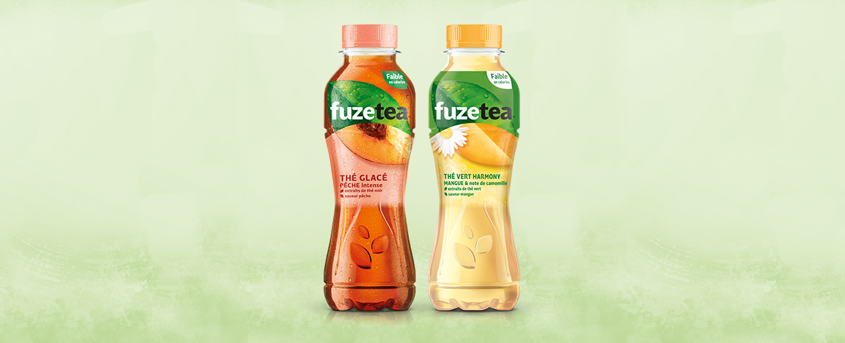 Dans ce projet, 5 000 trnders vont découvrir ces deux recettes de thé glacé Fuze Tea.