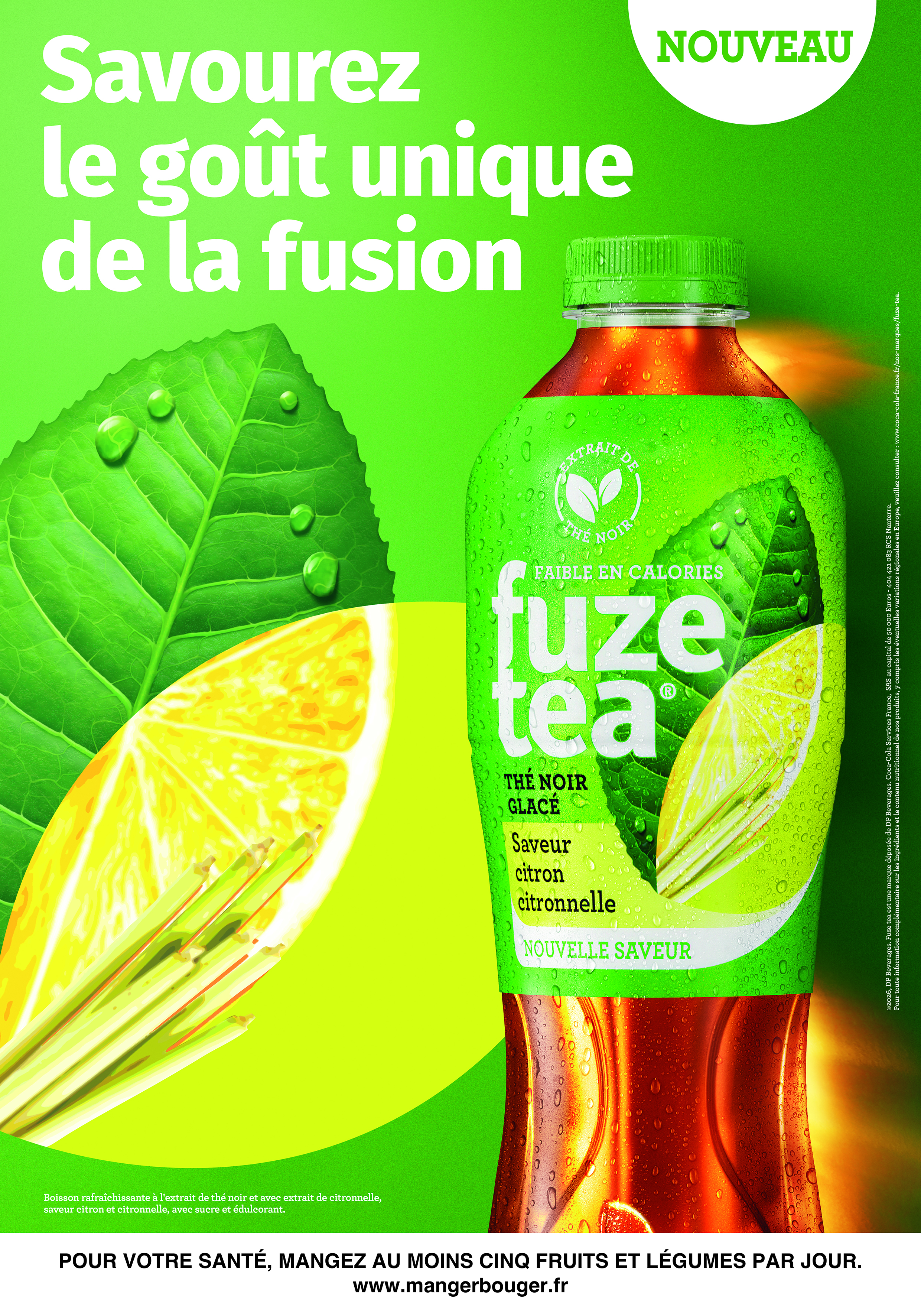 Fuze Tea Citron Citronnelle