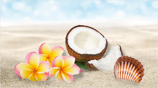 … qui contient tous les ingrédients typiques d’Hawaii…