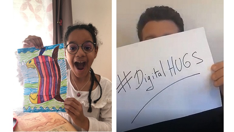 Poisson d'avril et #DigitalHugs