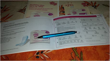 trnder cathy0606 joue le jeu d'enquêtrice pour lights by TENA. 