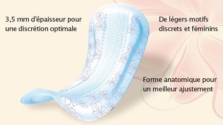 La finesse des serviettes Ultra lights by TENA