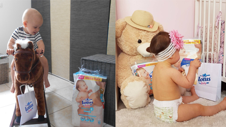 Des bébés libres #LotusBabyTouch !