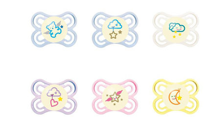 Gamme Perfect pour les 0-6 mois qui brille dans le noir.