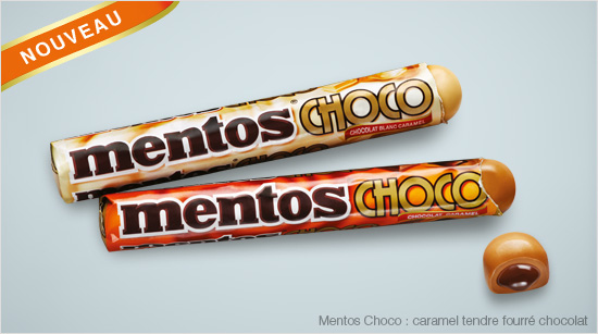 Mentos nous invite à découvrir sa nouvelle confiserie : Mentos Choco, un rouleau de caramels ronds et tendres...