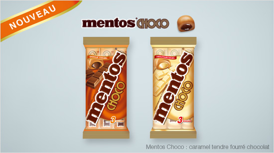  ... au cœur chocolat ou chocolat blanc, disponible en multipack de 3 rouleaux, à déguster seul ou entre amis…