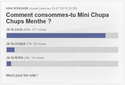 Quel mangeur de sucette es-tu ?