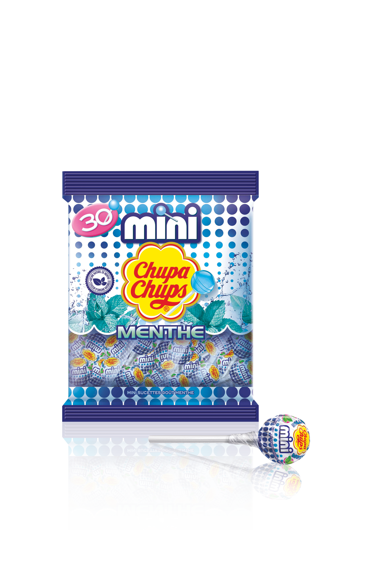 Mini Chupa Chups Menthe