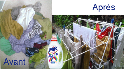 Avant / Après avec Mir Couleurs Fini le Tri*
