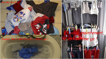 Avant / Après avec Mir Couleurs Fini le Tri*
