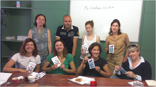 Voici l’équipe de trnd avec qui nous discutons de Mir Couleurs Fini le Tri* ! 