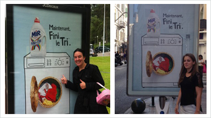 Mir Couleurs Fini le Tri* dans la rue