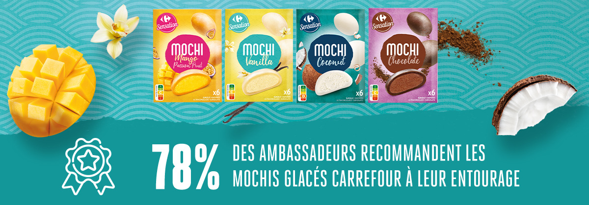 Mochis Glacés Carrefour
