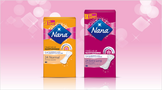 Les nouveaux protège-lingeries Fraîcheur Quotidienne de Nana sont spécialement conçus pour protéger plus que nos sous-vêtements.