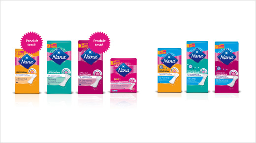 Testées dermatologiquement, les 7 références de la gamme Nana Fraîcheur Quotidienne permettent de s’adapter aux besoins de chacune !