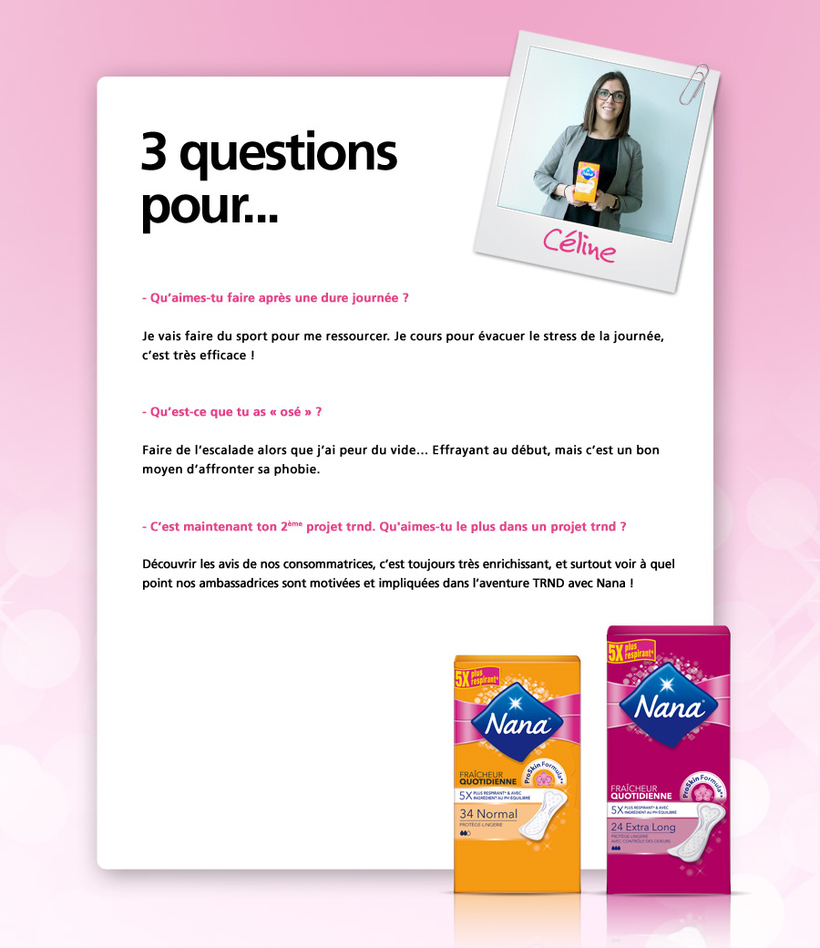 3 questions à Céline