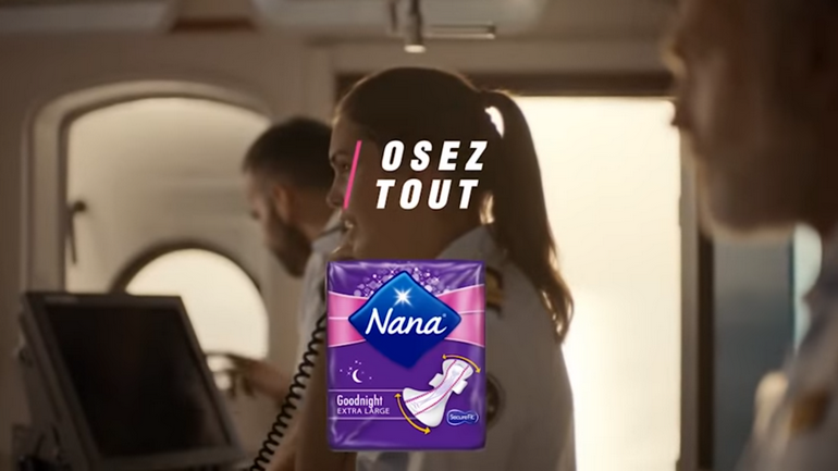 La nouvelle publicité Nana Ultra Goodnight Extra Large