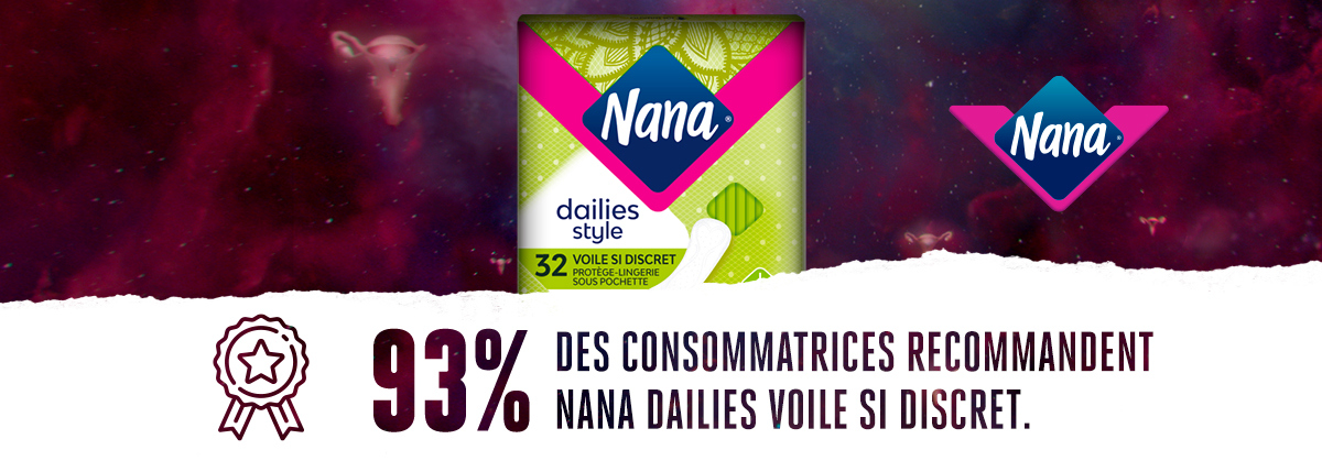 Nana Dailies Style Protège-Lingerie Voile Si Discret - Protège