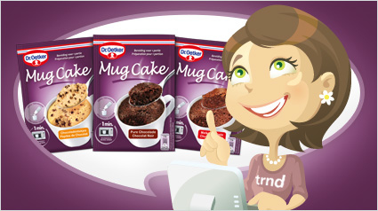 Rapport de bouche-à-oreille Mug Cake