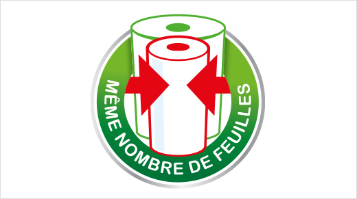 Le rouleau de Okay Compressé contient ainsi toujours le même nombre de feuilles qu’un rouleau de Okay Standard, avec en plus sa praticité, puisqu’il est 2 fois moins encombrant<sup>(3)</sup> ! <small><sup>(3)</sup> Que Okay Standard</small>