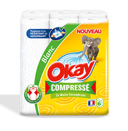 Essuie-tout Okay Compressé