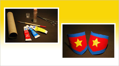 Jouons les super héros avec les essuie-tout Okay