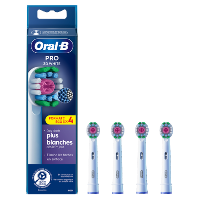 Oral-B - brossettes 3D White