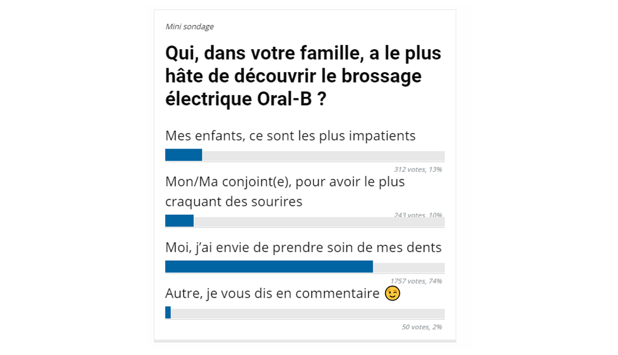Mini sondage