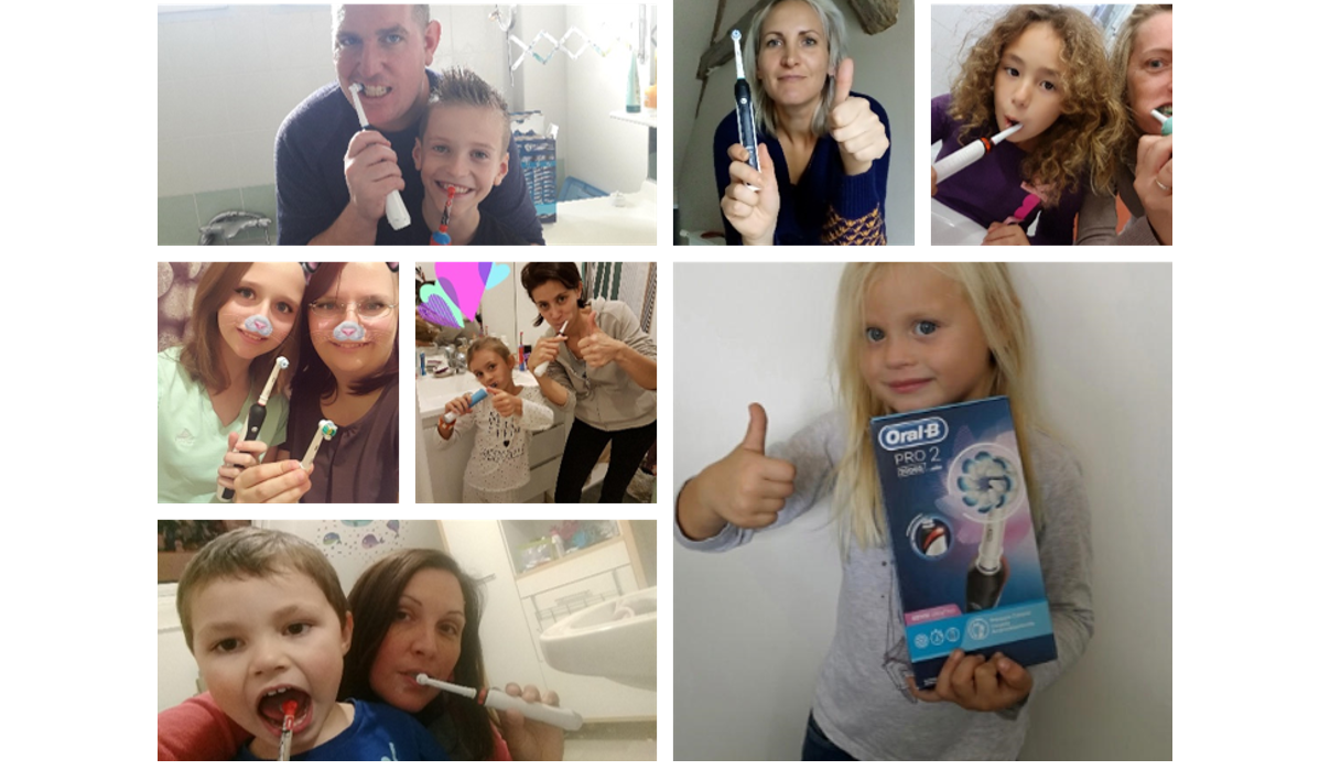 Nos ambassadeurs adeptes du brossage électrique Oral-B