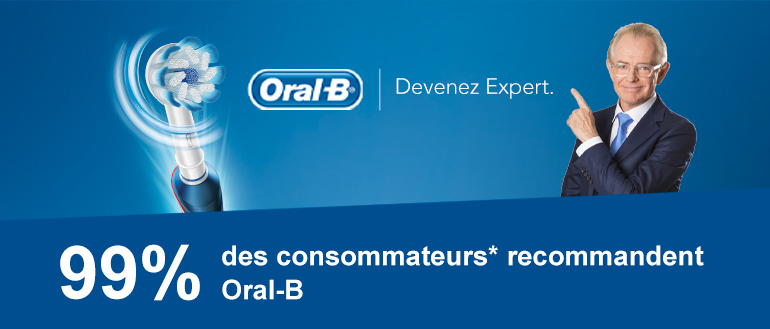 99% des consommateurs recommandent Oral-B