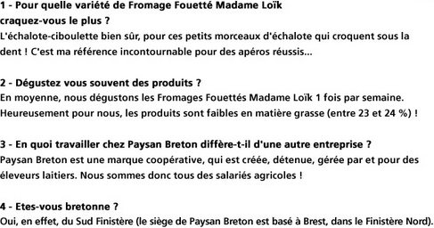 Des informations sur Marine de Paysan Breton
