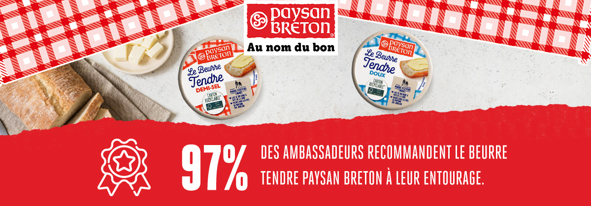 Recommandation Beurre Tendre