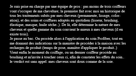 Avis de trnder sandy2103 sur les soins PROFIBER