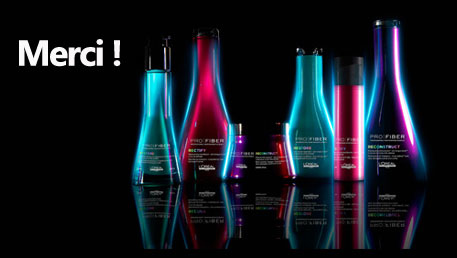 L'équipe L'Oréal Professionnel nous remercie